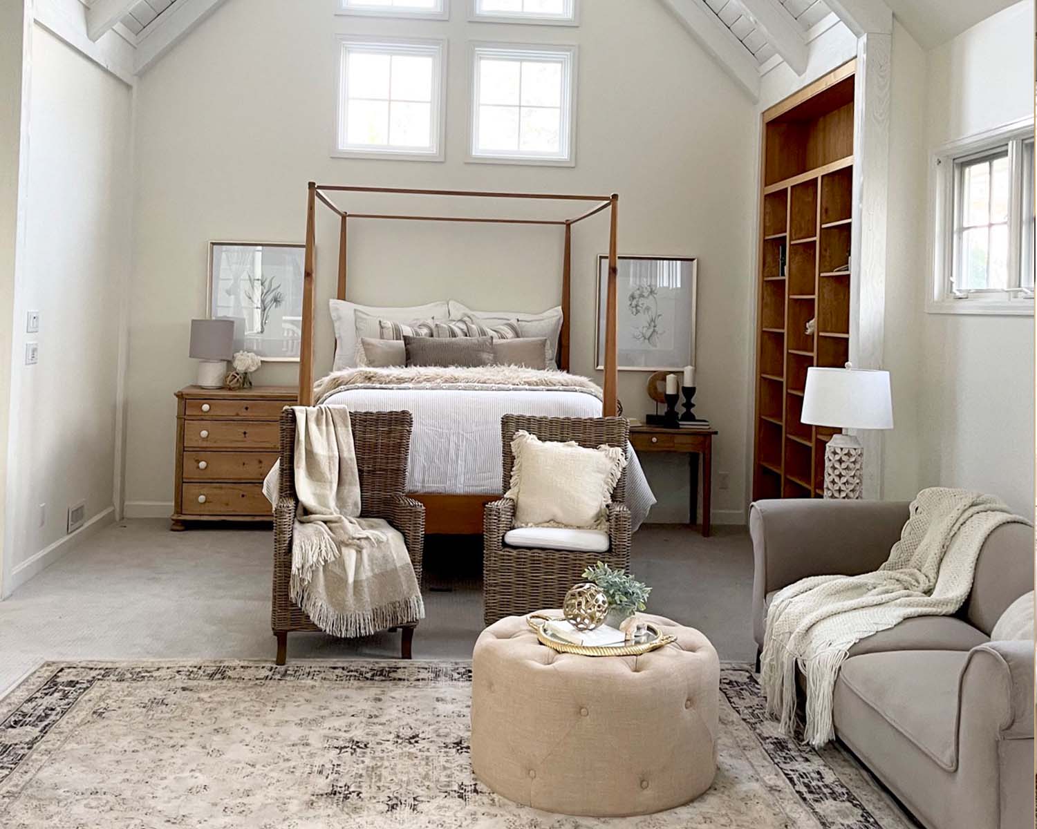Utah Home Staging Master Bed After Image