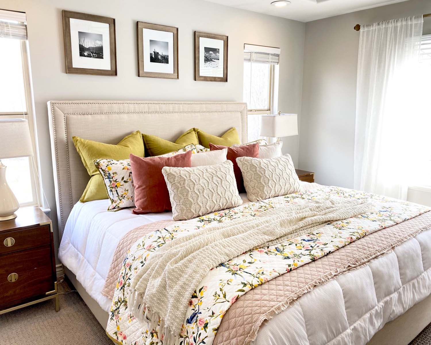 Utah Home Staging Master Bedroom After Image